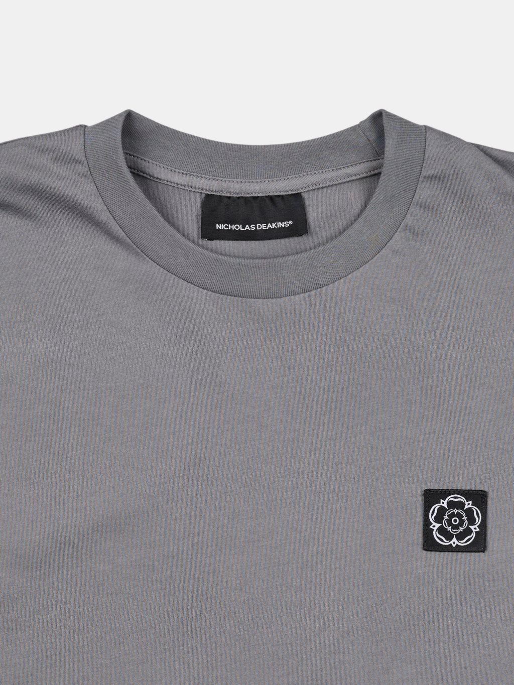 Albion Logo T-Shirt Mid Grey