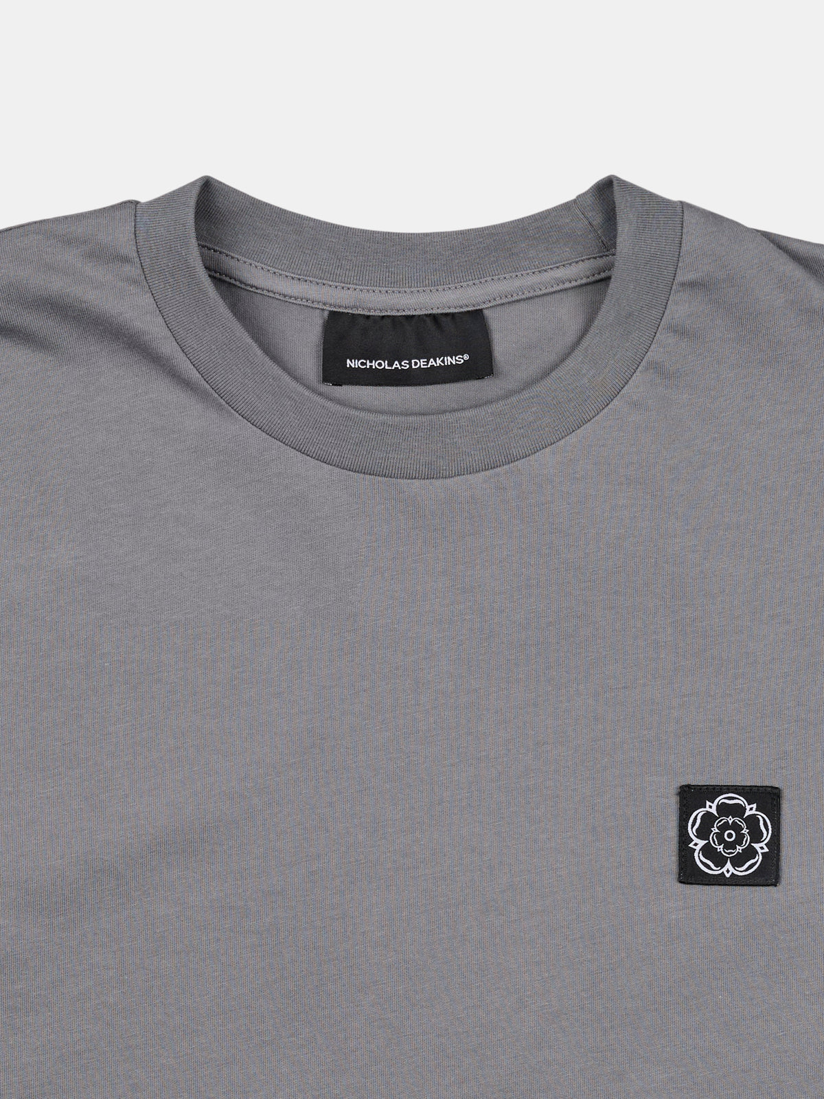 Albion Logo T-Shirt Mid Grey