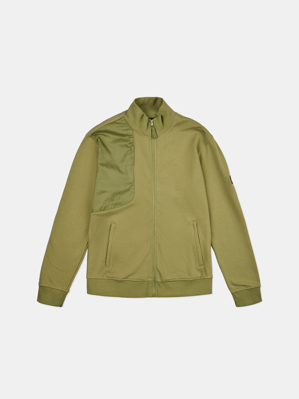Arena Zip Through Sweatshirt Dark Sage