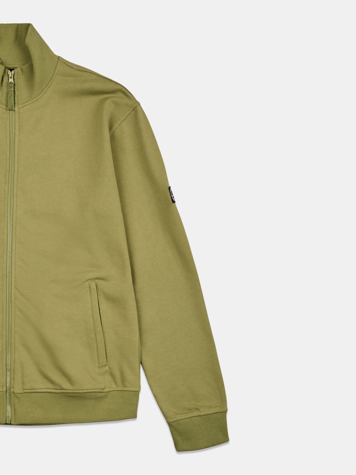 Arena Zip Through Sweatshirt Dark Sage