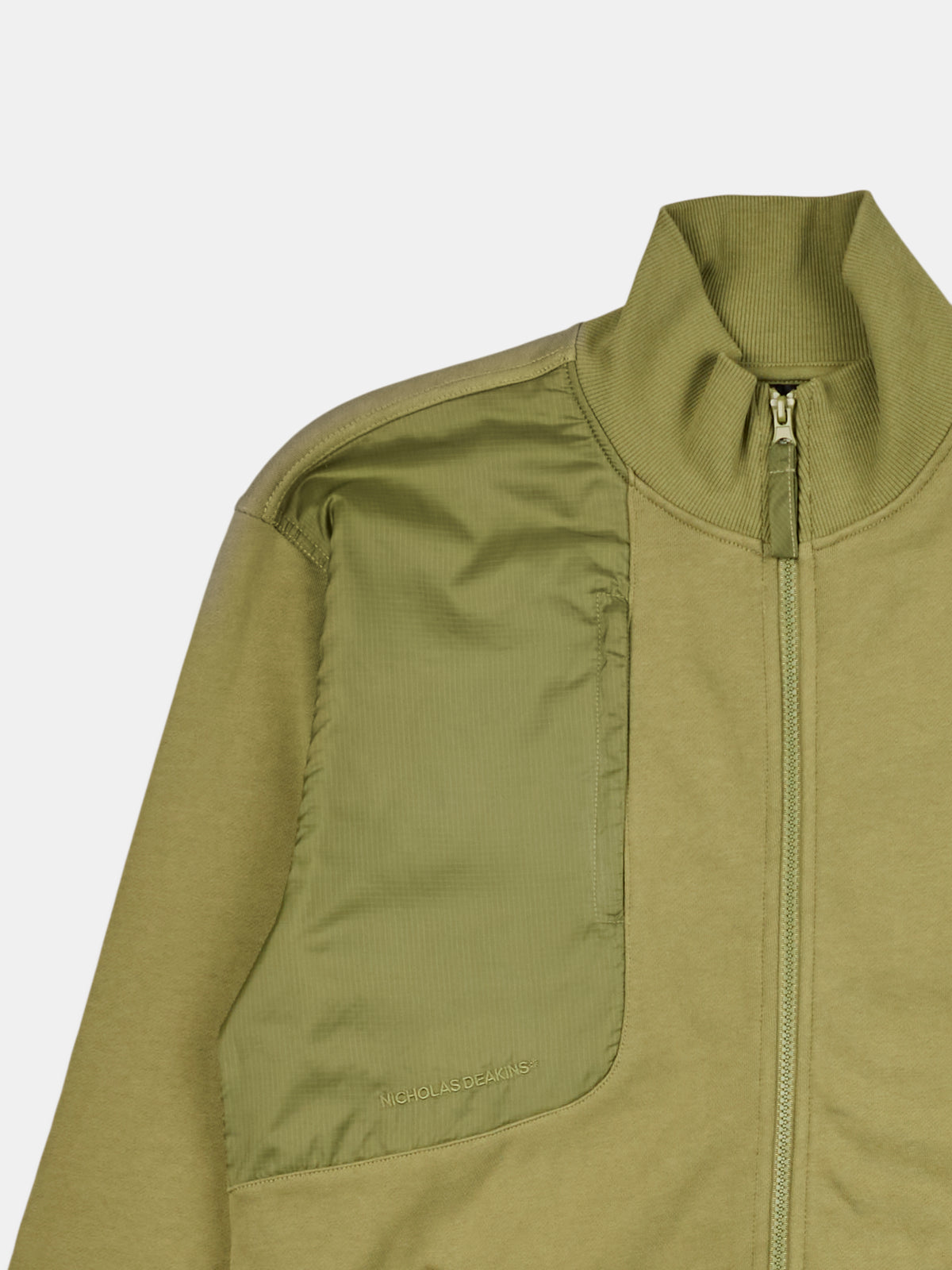 Arena Zip Through Sweatshirt Dark Sage