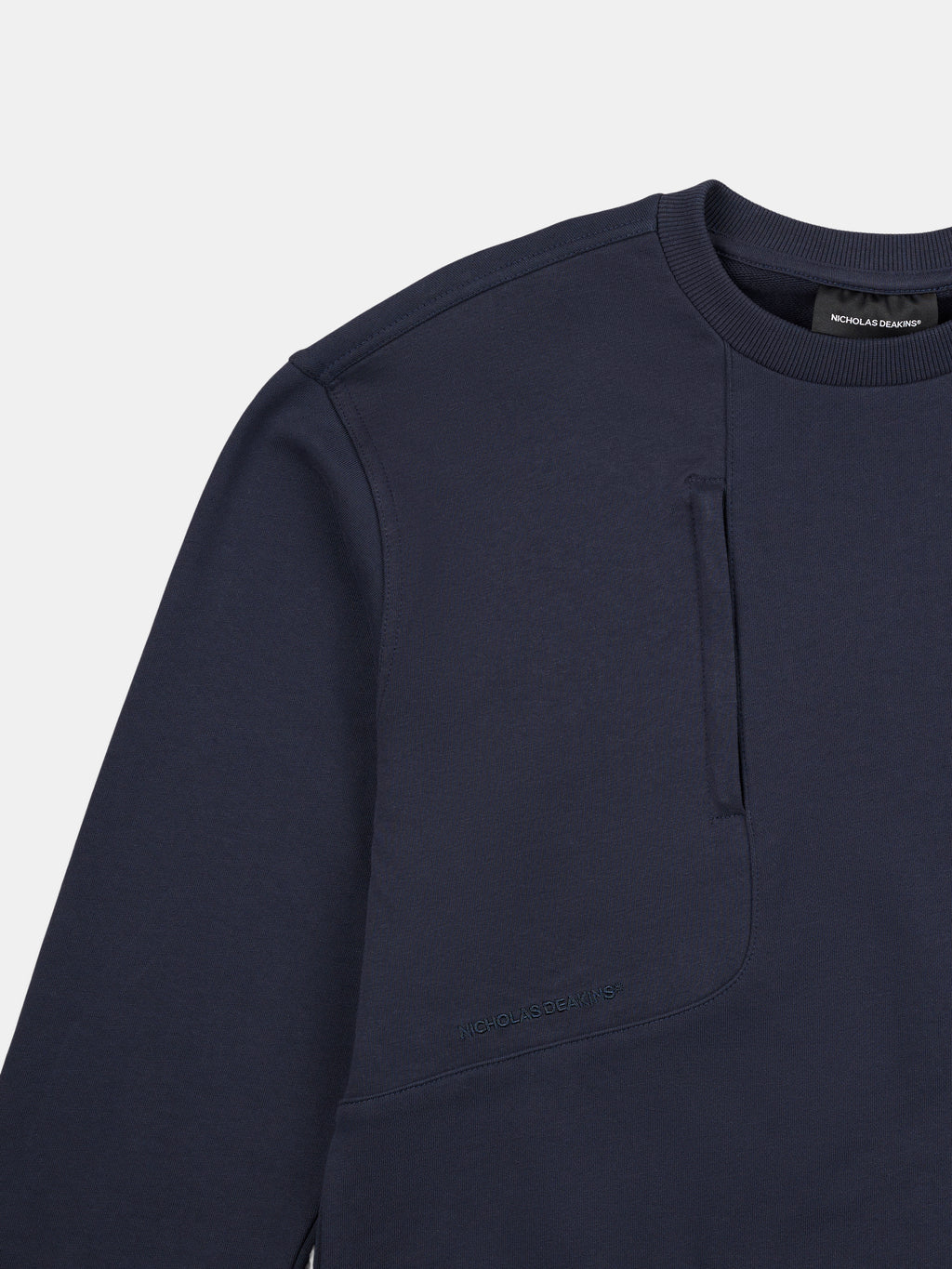 Arundel Chest Pocket Sweatshirt Dark Navy