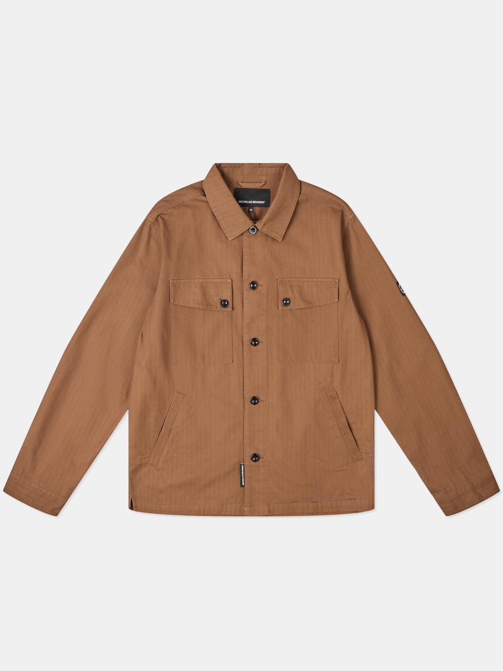 Allenby Button Through Overshirt Earth