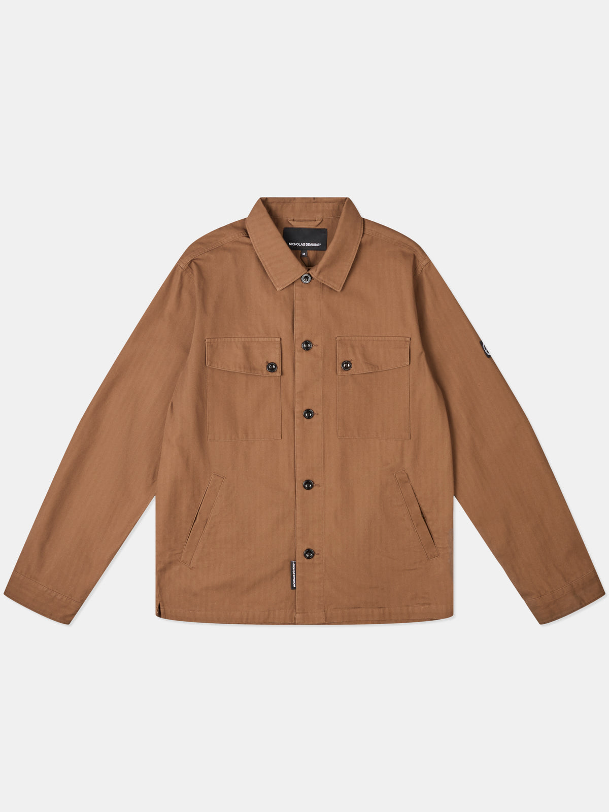 Allenby Button Through Overshirt Earth