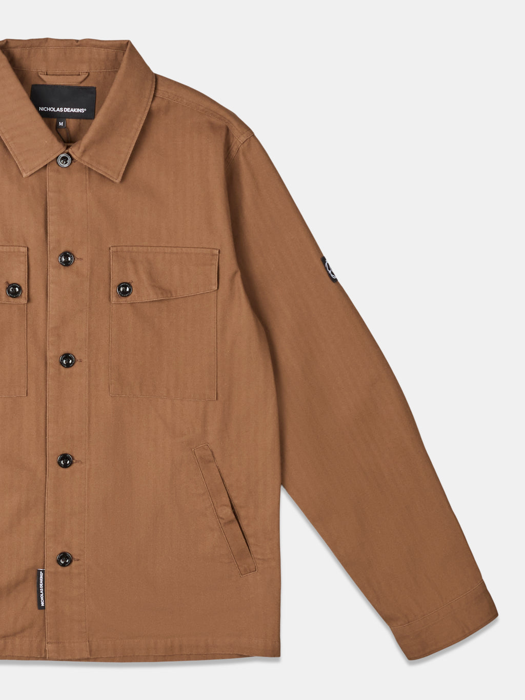 Allenby Button Through Overshirt Earth