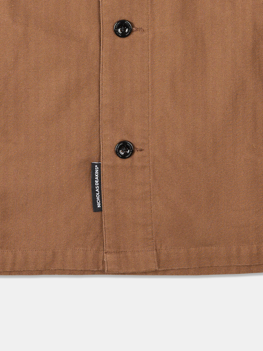 Allenby Button Through Overshirt Earth