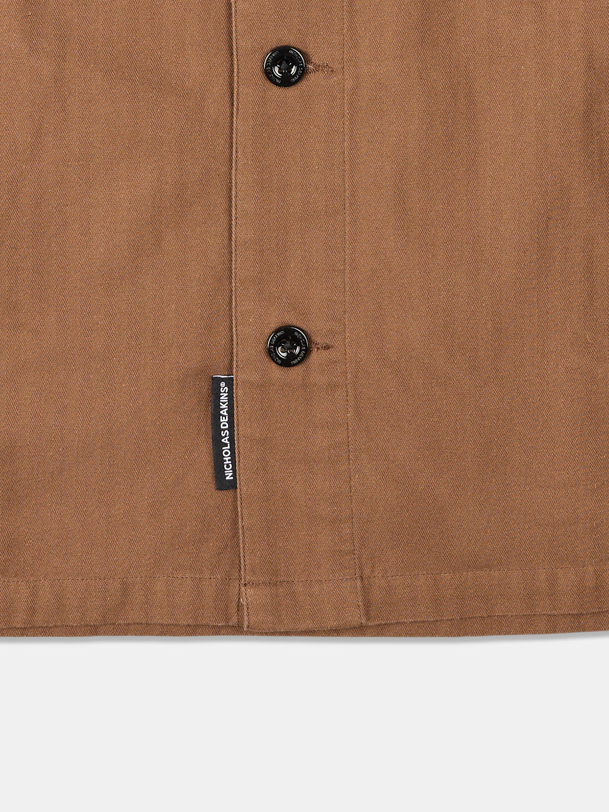 Allenby Button Through Overshirt Earth