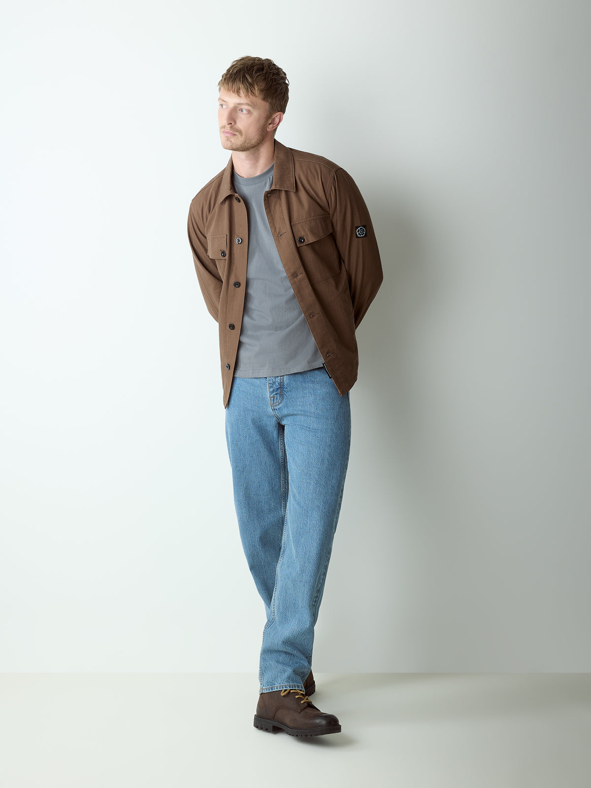 Allenby Button Through Overshirt Earth