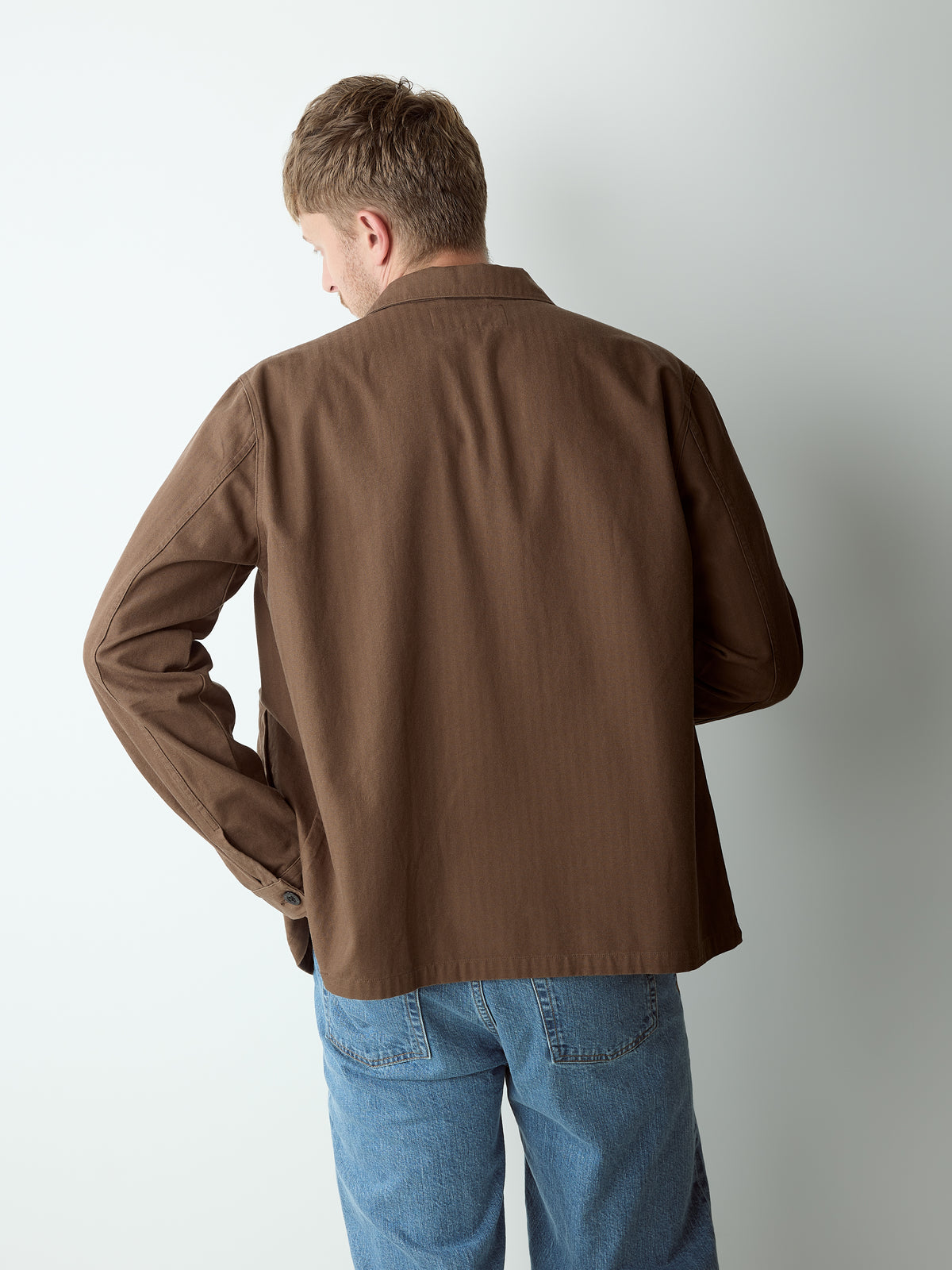 Allenby Button Through Overshirt Earth