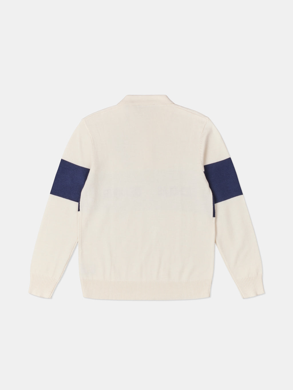 Arley Jacquared Rugby Knit Ecru
